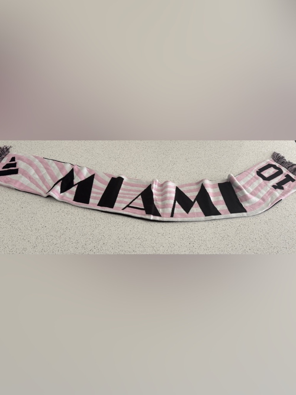 adidas Messi Pink and Black Miami Scarf - BRAND NEW WITH TAGS!!! - Picture 2 of 2